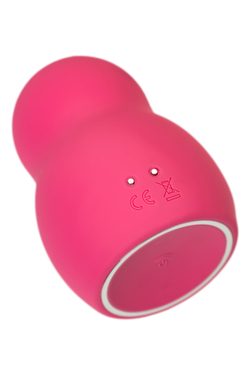 Вакуумный стимулятор клитора с вибрацией Satisfyer Pro To Go 1, красный, 9 см