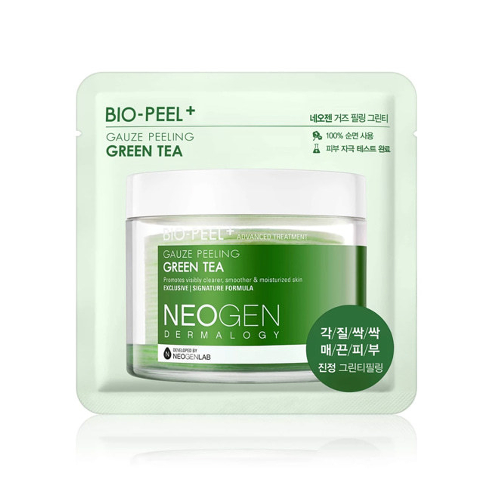 Neogen Dermalogy Bio-Peel Gauze Peeling Green Tea успокаивающие пилинг-диски с зеленым чаем