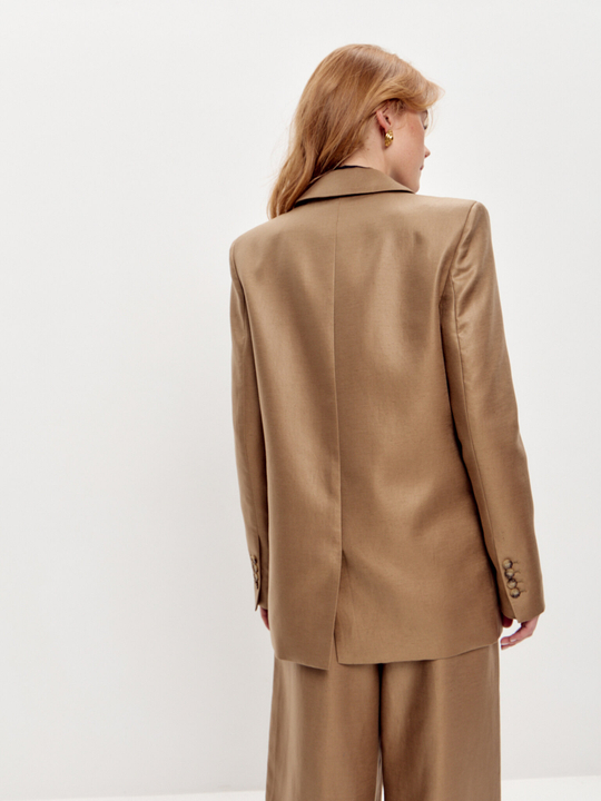 Льняной жакет