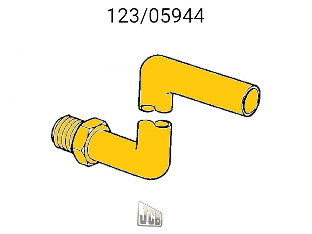 Трубка щупа КПП JCB 123/05944