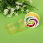 Лента для декорирования «Нежность» 2,5 см, 5 м, Желтый (капрон)