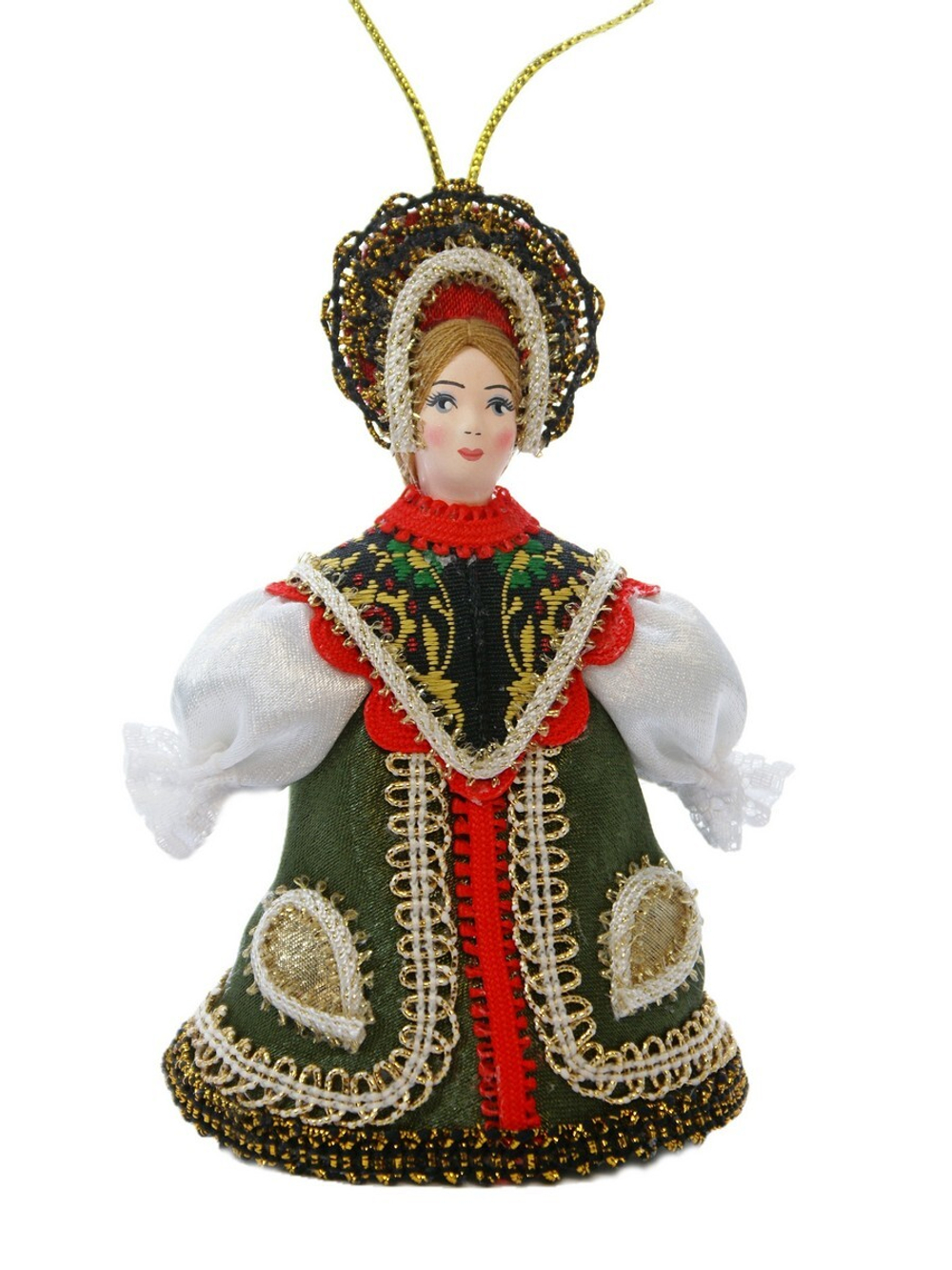 Кукла-подвеска в костюме Русская красавица