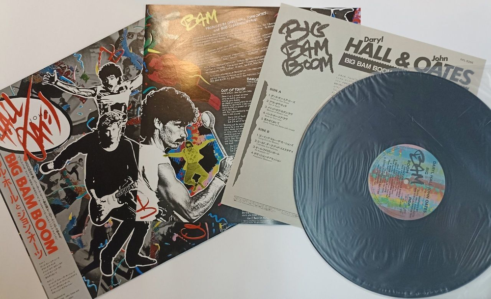 Винтажная виниловая пластинка LP Daryl Hall and John Oates Big Bam Boom (Japan 1984)