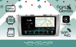 Магнитола для Toyota Camry V40 2006-2011 - Vaycar VA77-1171-2K на Android 13, 8-ядер, 2K QLED, ТОП процессор, CarPlay,4G SIM-слот