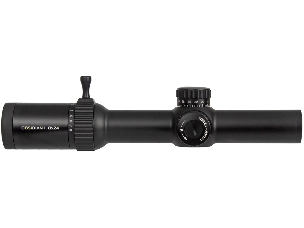 Прицел Gaut Obsidian 1-8x24, сетка 62 (Half MD), 1/2 МОА