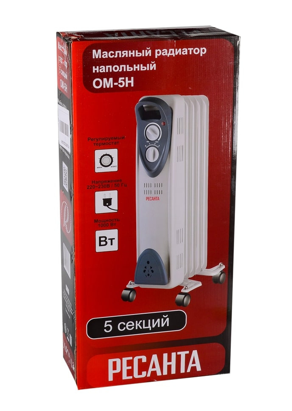 Радиатор масляный Ресанта ОМ-5Н