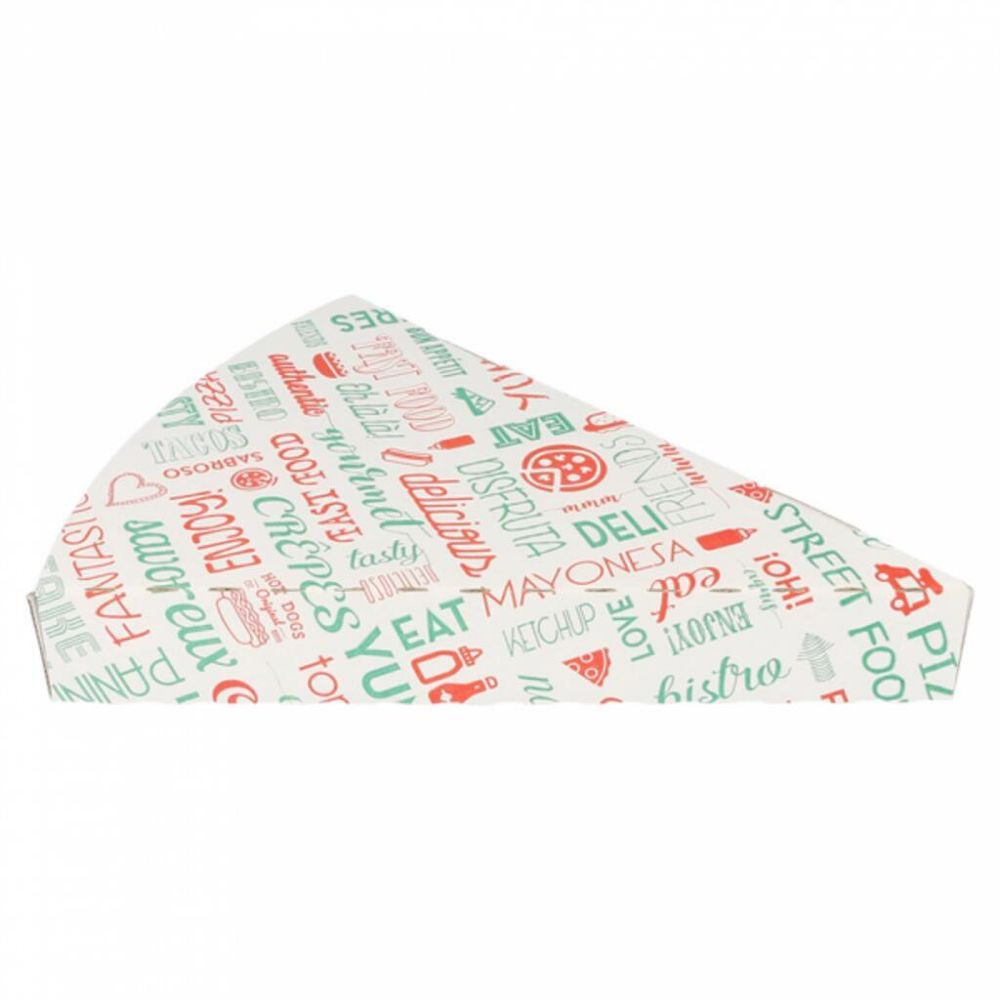 Коробка для 1 куска пиццы  , 18*23*3 см, 100 шт/уп. картон, Garcia de PouИспания