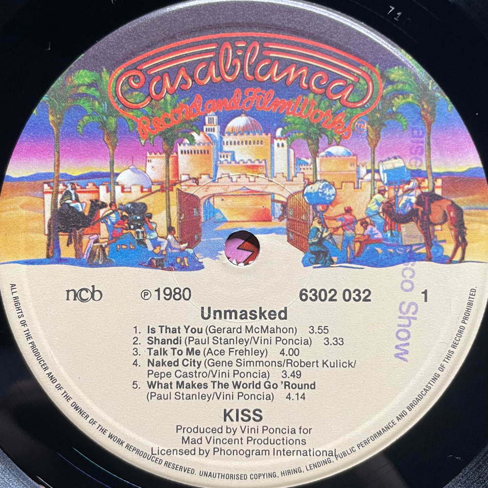 Kiss - Unmasked (Скандинавия 1980г.)