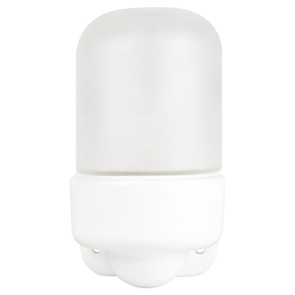 Светильник ЭРА НББ 02-60-003 для бани и сауны керамика/стекло угловой IP54 E27 max 60Вт белый НПБ400 | Светильники ЖКХ IP54