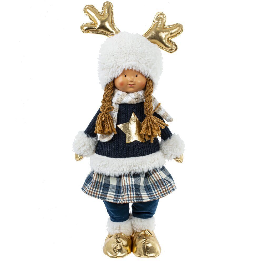 GAEM Игрушка набивная "Мальчик, Девочка", L20 W12 H49/42 см, 2в.