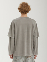 Мужской Лонгслив Overdyed Layered