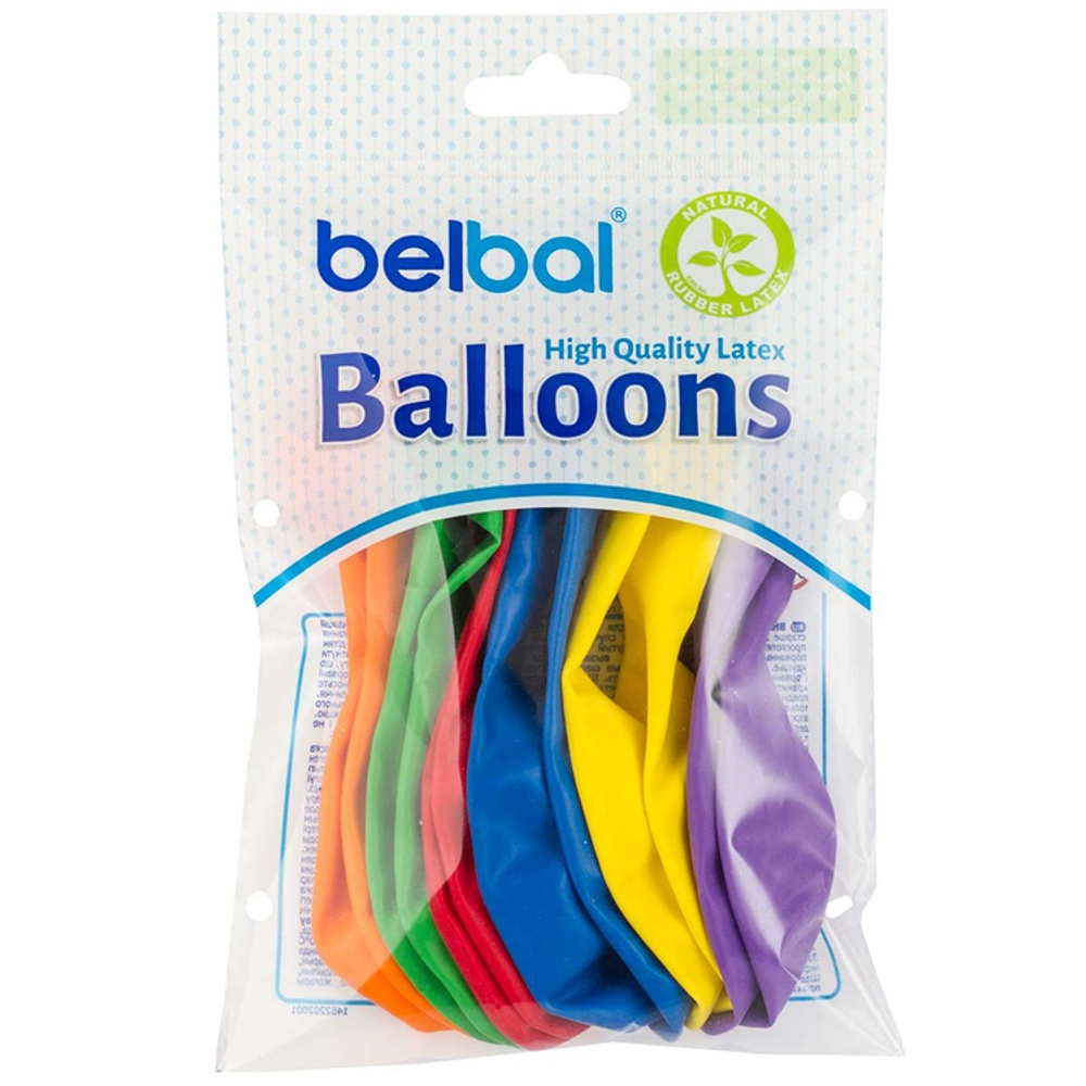 Шар латексный Экстра Набор 12 шт Пастель 36 см (Ассорти)