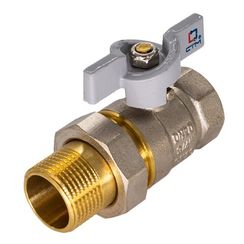 Кран шар. СТМ СТАНДАРТ 3/4 с накид.гайкой бабочка