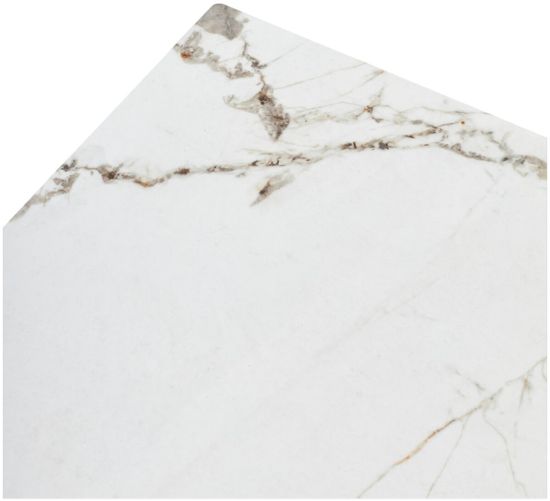 Стол CORNER 120 GLOSS GOLDEN JADE SOLID CERAMIC / WHITE