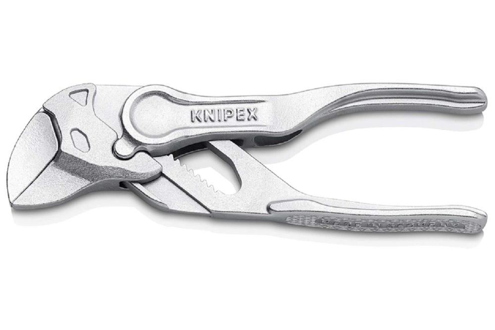 Переставные клещи-ключ Knipex XS, 21 мм (3/4&quot;), 100 мм, Cr-V, серые, KN-8604100