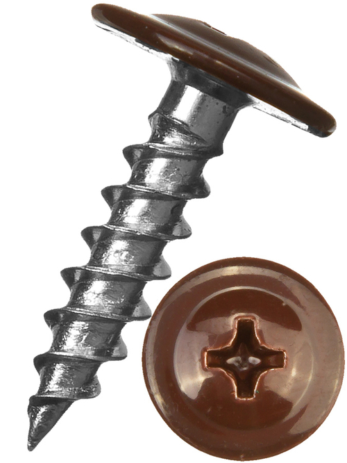 Полусфера Саморезы корич 4,2х25