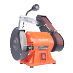 Станок точильный PATRIOT GM 150 PBL, 375Вт, подсветка, шлифлента