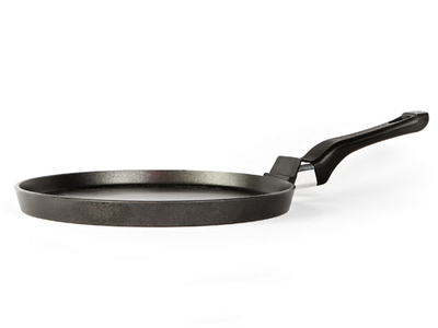 Блинница диам. 200 мм с пласт.ручкой, утолщенным дном, АП