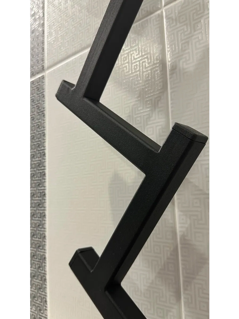 Вешалка настенная для прихожей Елка черная