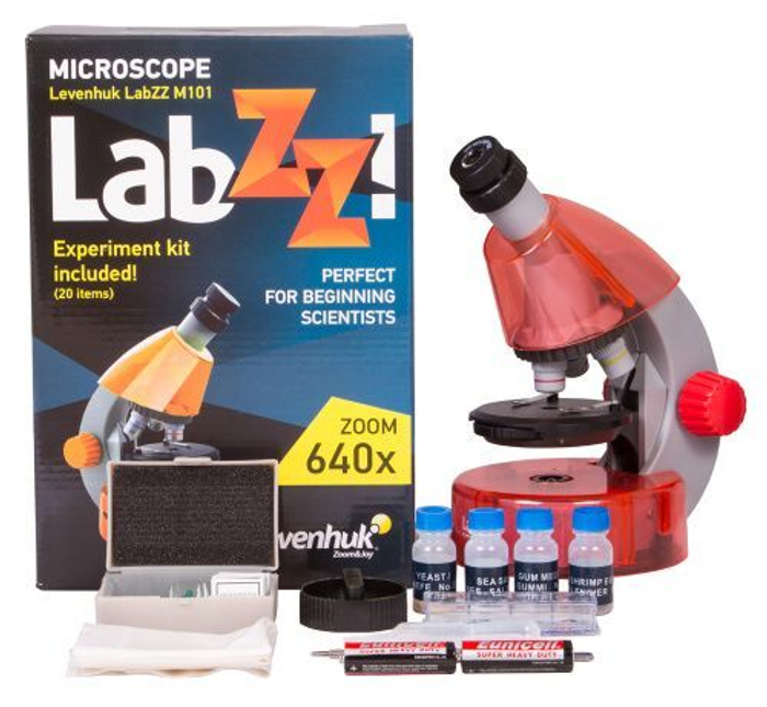 Микроскоп Levenhuk LabZZ M101 Апельсин