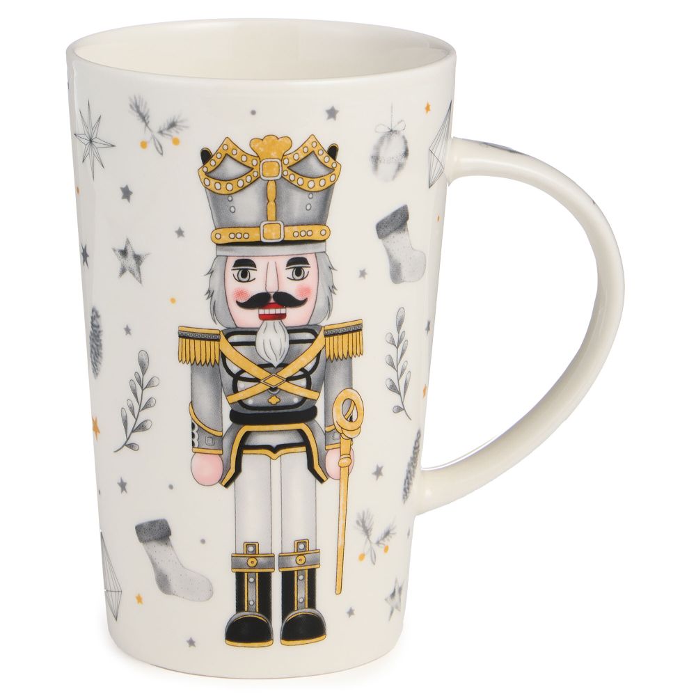 НАБОР ПОДАРОЧНЫЙ LEFARD "ЩЕЛКУНЧИК" (КРУЖКА 385 МЛ В КОМПЛЕКТЕ С ЁЛОЧНОЙ ИГРУШКОЙ)