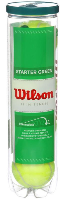 Детские теннисные мячи Wilson Starter Play Green 4B