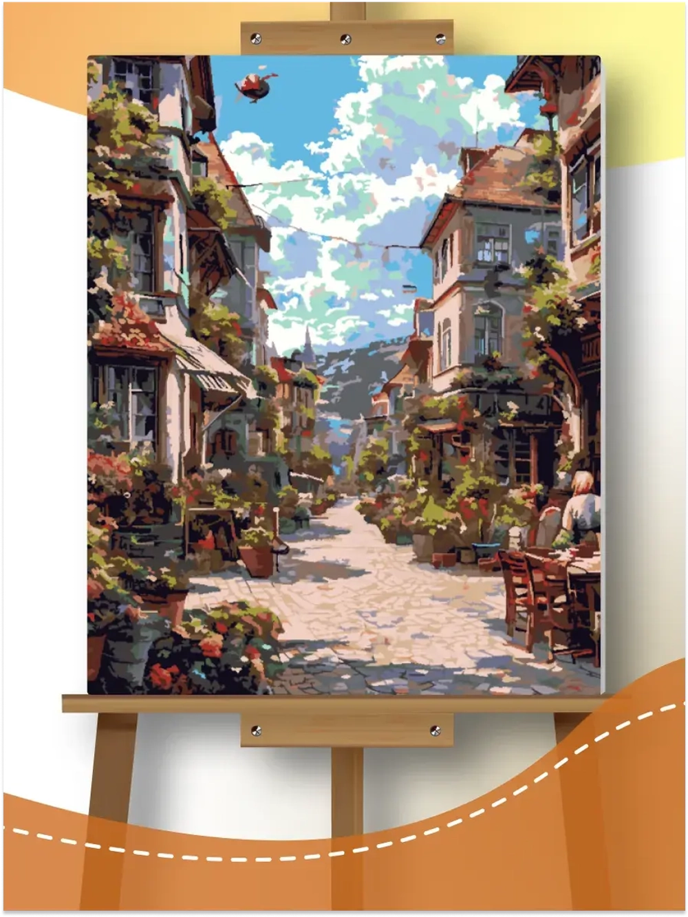 Картина по номерам Красивые улочки