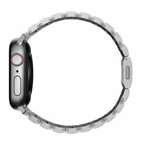Титановый браслет Nomad для Apple Watch 42, 44, 45 мм и Ultra, серебристый