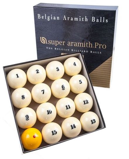 Комплект бильярдных шаров 67 мм "Super Aramith Pro Standard"