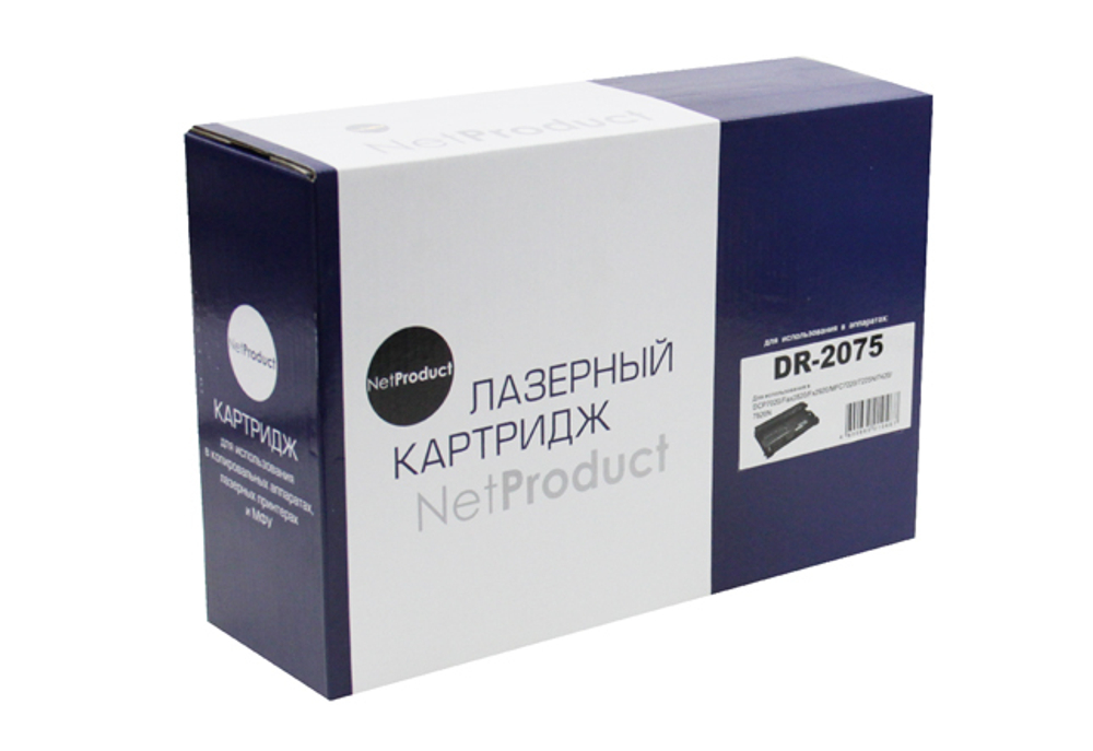 DR2075 Драм-юнит NetProduct (N-DR-2075) для Brother HL-2030/ 2040/ 2070/ DCP-7010/ 7420/ 7820, 12K