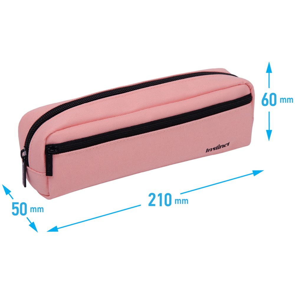 Пенал мягкий 210х60х50 Berlingo Instinct coral, ткань