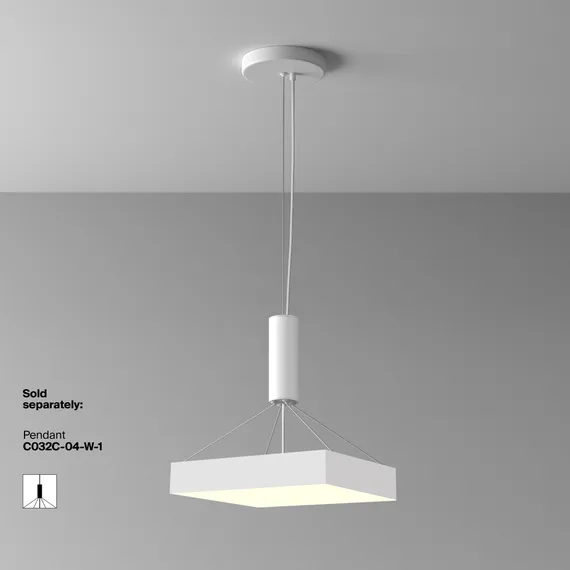 Потолочный светильник Зон / Zon 45 Вт 3000 К 120° Technical c032cl-45w3k-sq-w