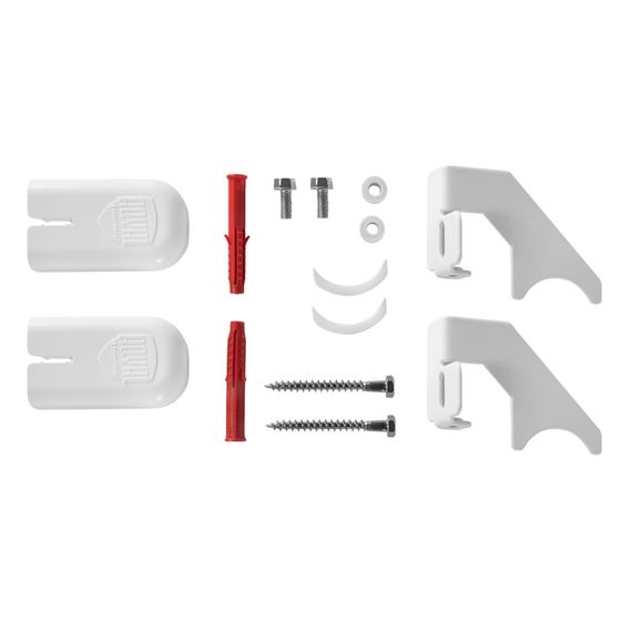 Комплект настенных регулируемых кронштейнов Royal Thermo Design 80, белые купить в Москве и Московской области по низкой цене с доставкой по России — (6) Комплект настенных регулируемых кронштейнов Royal Thermo Design 80, белые — (6)