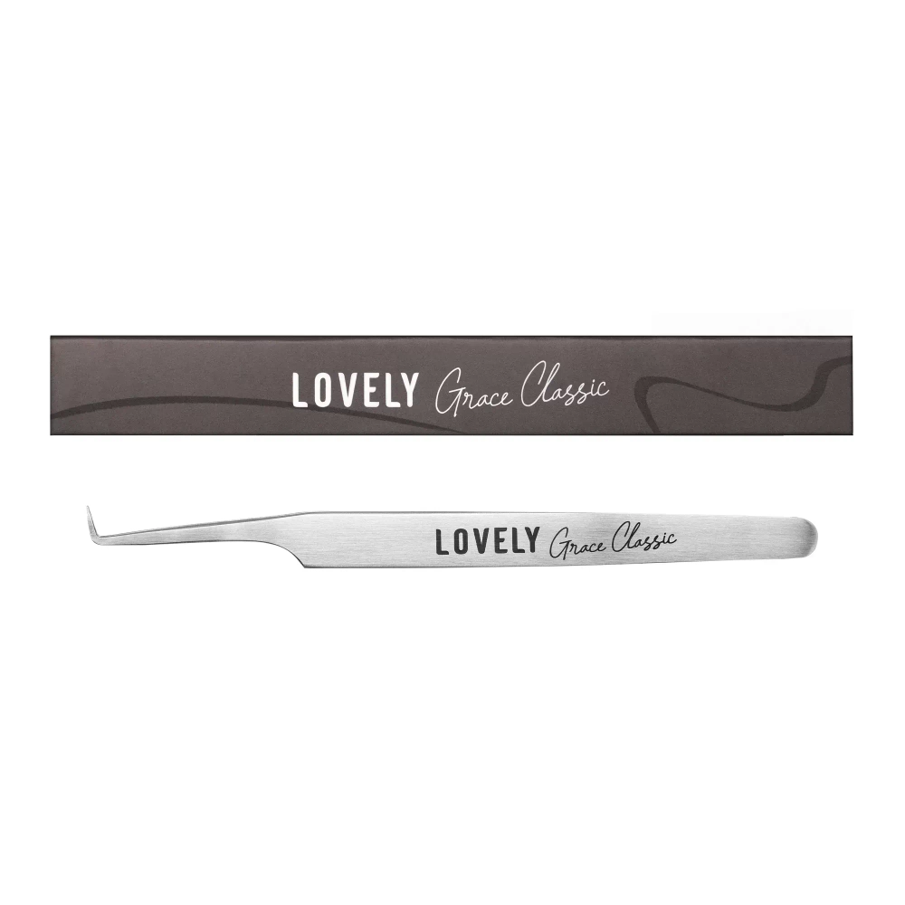 Пинцет для наращивания ресниц Lovely, серия Grace Classic, тип Г 5 мм