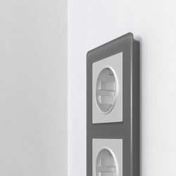 Рамка на 2 поста Werkel Acrylic (графит) W0022704