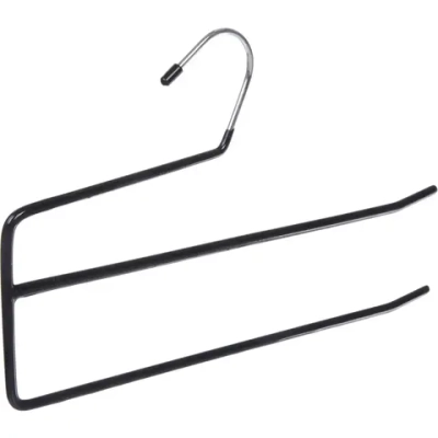 Вешалка для брюк «ИДЕЯДОМА», цвет металл, 2 отд, 18*33см (Лейбл Селфи)✦