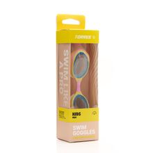 Очки детские для плав.TORRES Fish Kids, SW-32522PK,голуб. линзы,оранж-роз.оправа, раздв. рег.ремешок