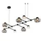 SL6005.403.08 Светильник подвесной ST-Luce Черный/Дымчатый, Прозрачный LED 8*3W 3000K VALLO