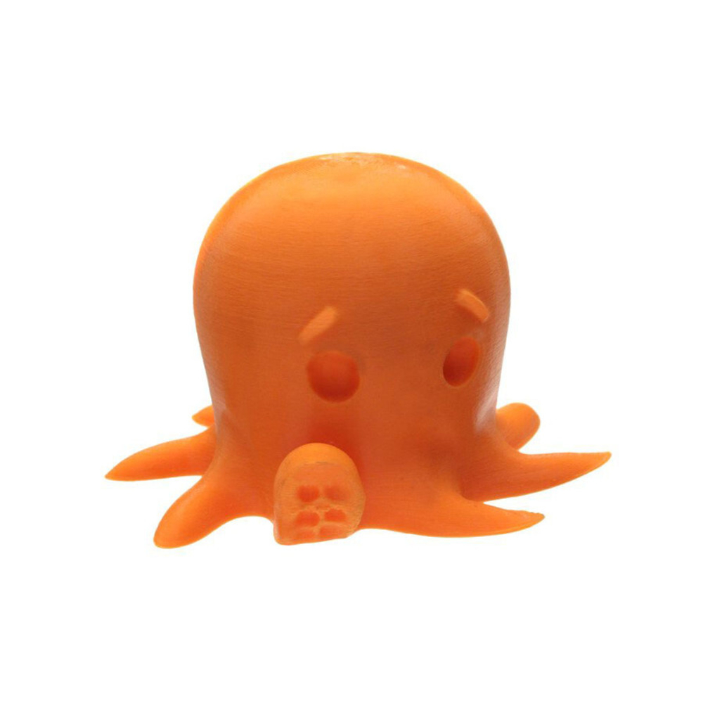 PLA пластик 1,75 для 3D принтера REC оранжевый 0,75 кг