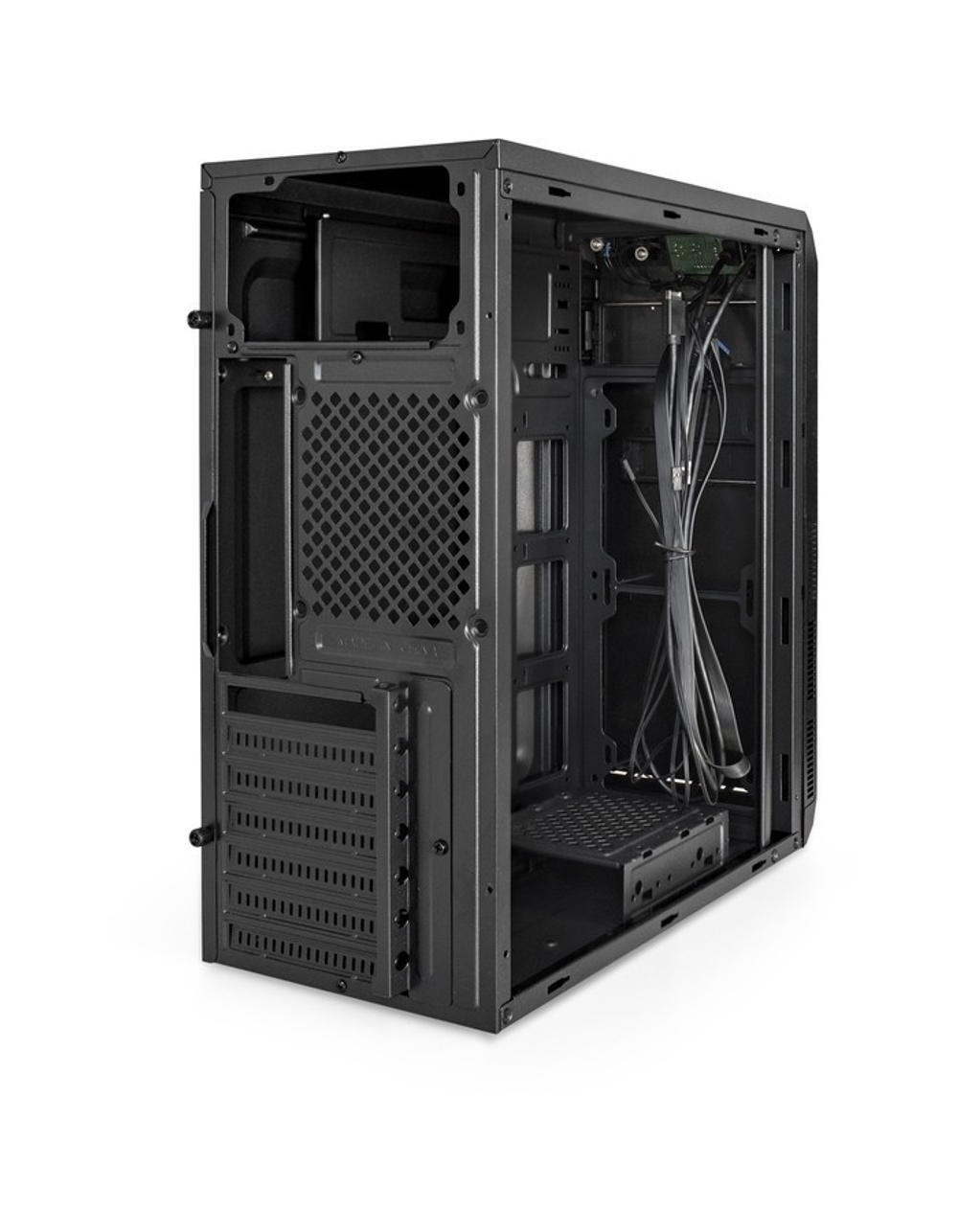 Exegate EX287365RUS Корпус Miditower ExeGate XP-334UC (ATX, без БП, 1*USB+1*USB3.0+1*TypeC, аудио, черный)
