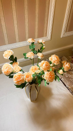 Искусственные цветы, желтые подсолнухи / Высота 44 см. 9 стебелей 9 бутонов/