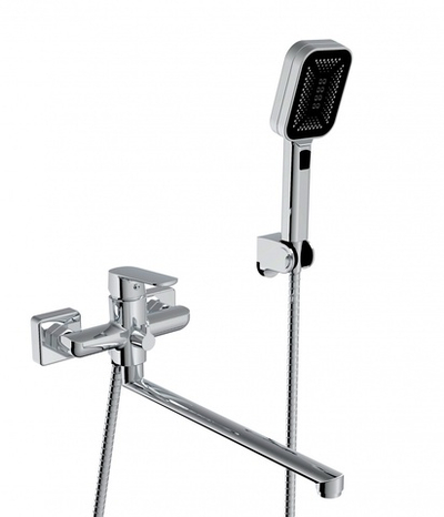 073542 Смеситель од. для ванны дл. (ХРОМ) ViEiR (10/1шт)