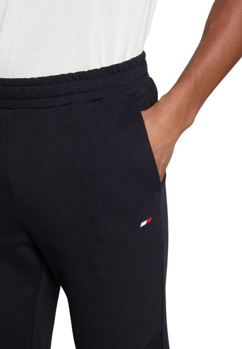 Мужские теннисные штаны Tommy Hilfiger Colorblocked Mix Media Sweatpant - desert sky