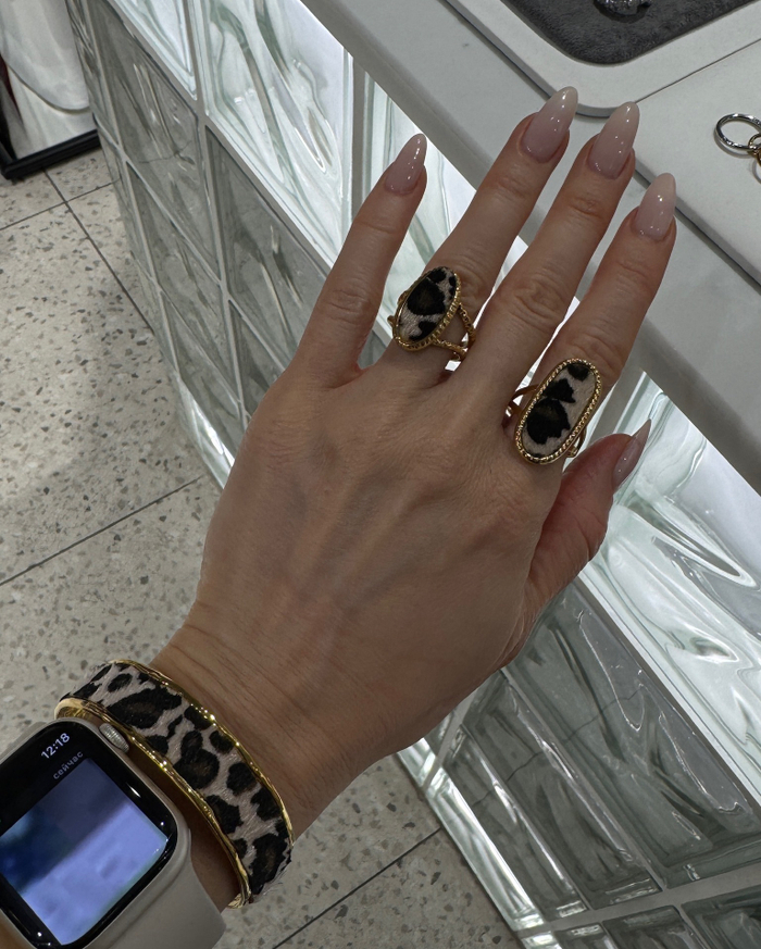 Кольцо Leopard mini