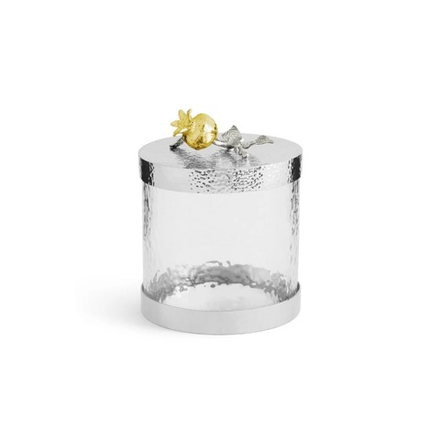 Банка для сыпучих Michael Aram Pomegranate Silver & Gold (12.7 см)