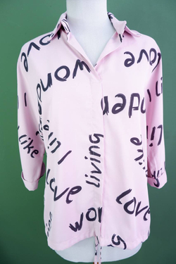 Блузка Milady для яркой девушки, визуально на 48 размер