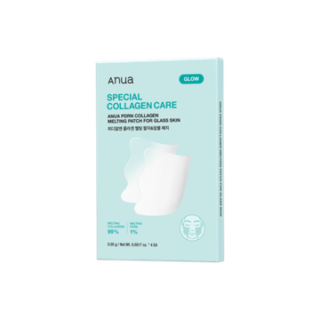 ANUA Набор тающих патчей для лица PDRN Collagen Melting Patch For Glass Skin, 4 шт