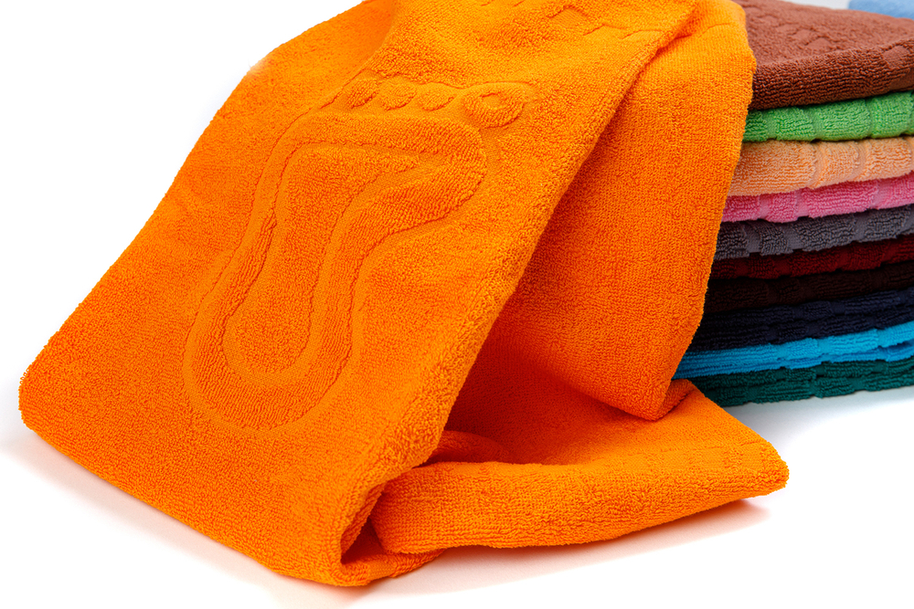 Полотенце махровое, г/к, 50х70, арт. S 50-70 BS, 450 гр/м2, цвет: 207-апельсиновый,