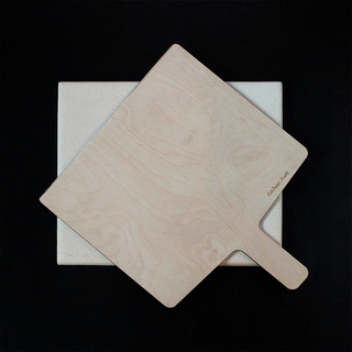 Комплект: пекарский камень для выпечки 32х38 и лопата