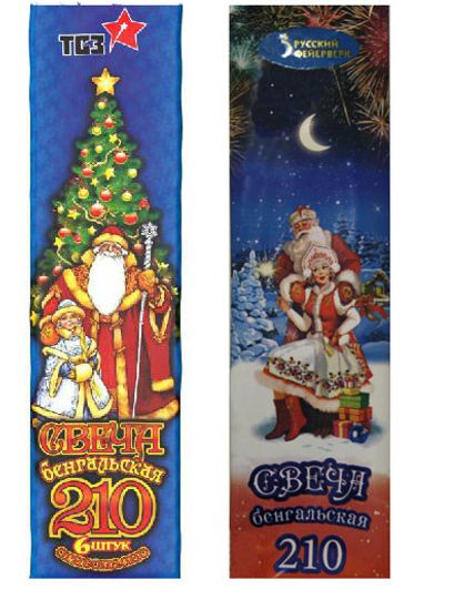 Бенгальская свеча 210 тр 156 200уп/6 шт